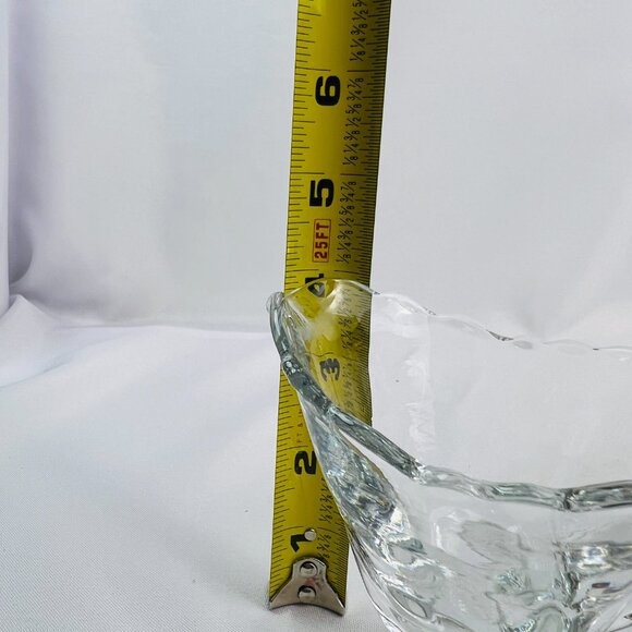 Heisey Waverly Vintage Footed Open Sugar Bowl & Creamer Set Elegant Clear Glass - Picture 8 of 10